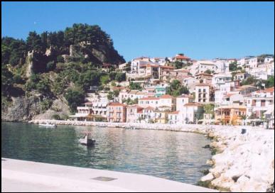 Parga Harbour and the castle